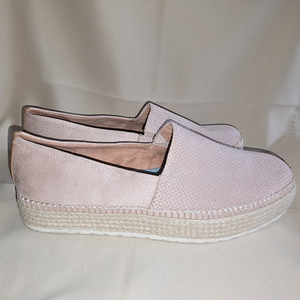 Dr. Scholl's Women's Sunray Espadrille Loafer sz 10M Pink Casual Travel Outdoor